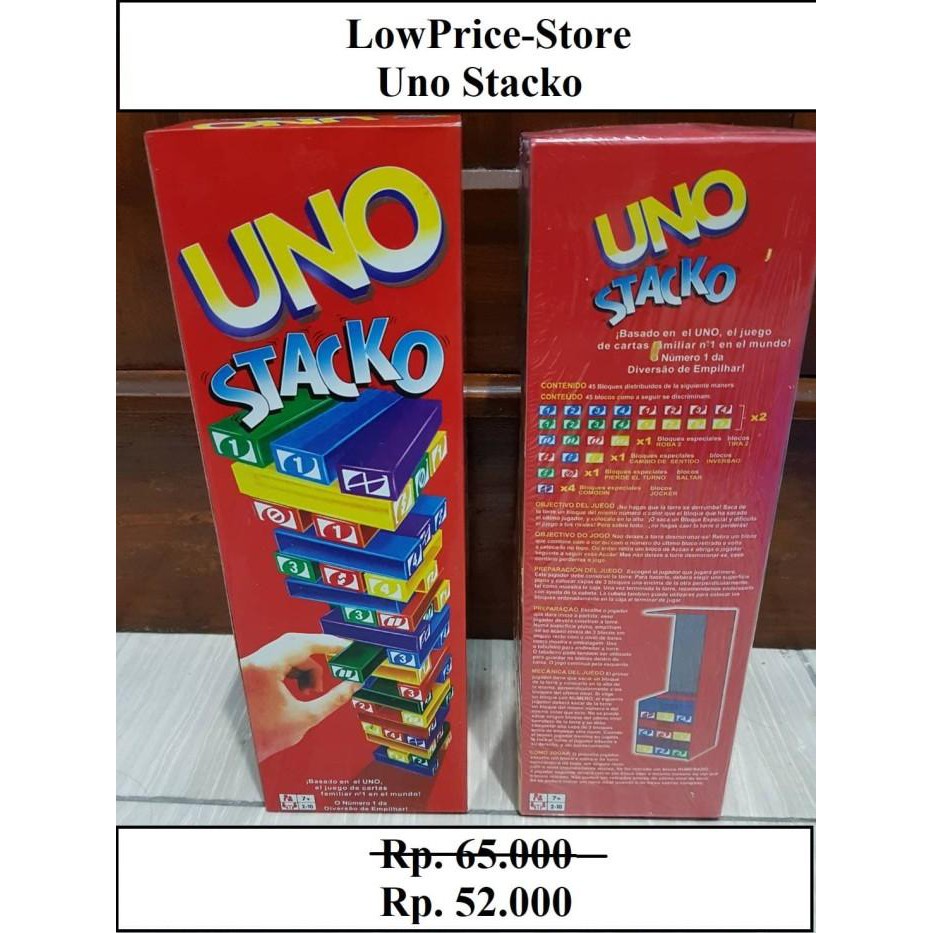 Ready stock Haza | Uno Stacko (Original, Good Quality) Promo