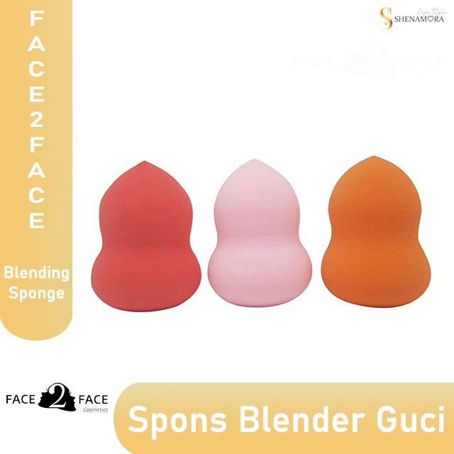 Face 2 Face Spon Muka / Make Up Sponge Blend  Guci