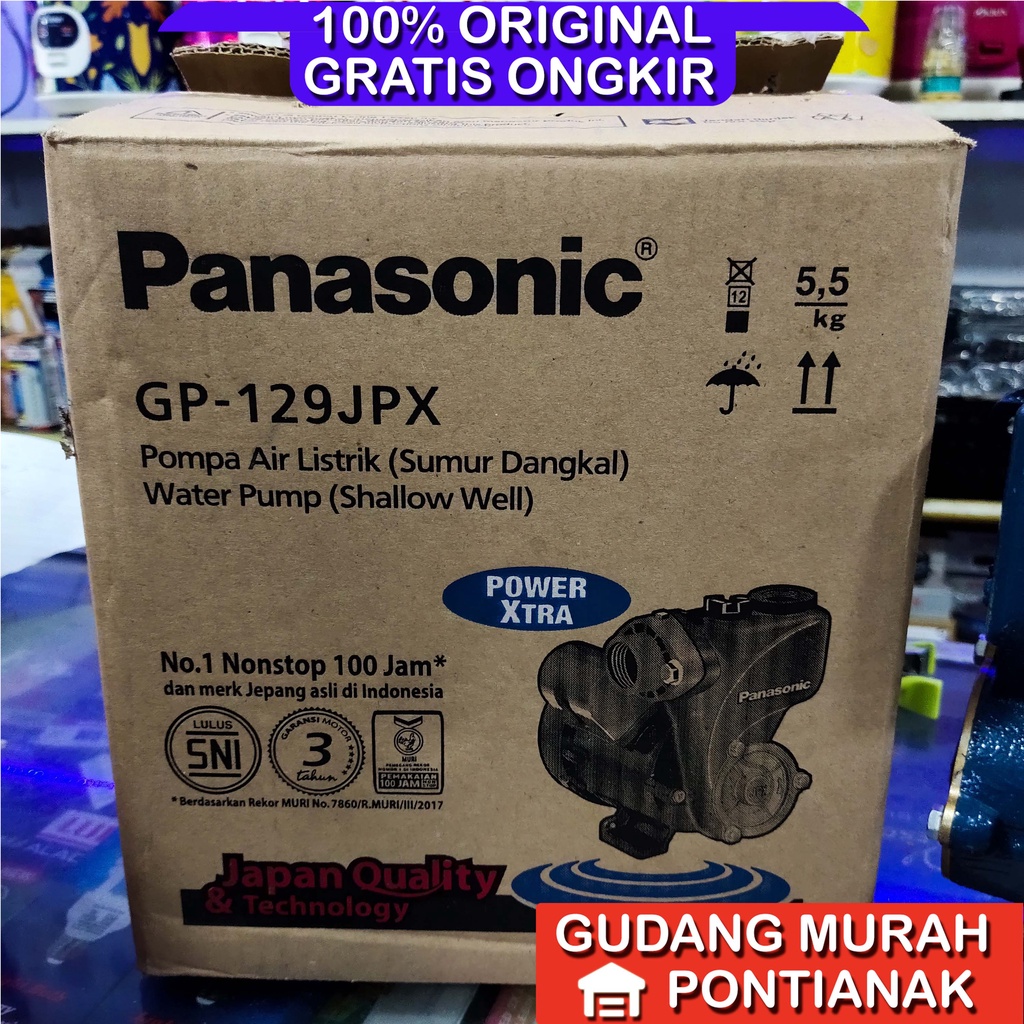 Pompa Air Panasonic Manual GP 129 JXK / JPX