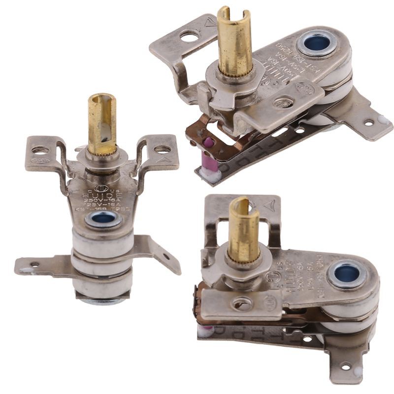 CRE  AC 250V 16A Adjustable 90 Celsius Temperature Switch Bimetallic Heating Thermostat KDT-200 High Quality