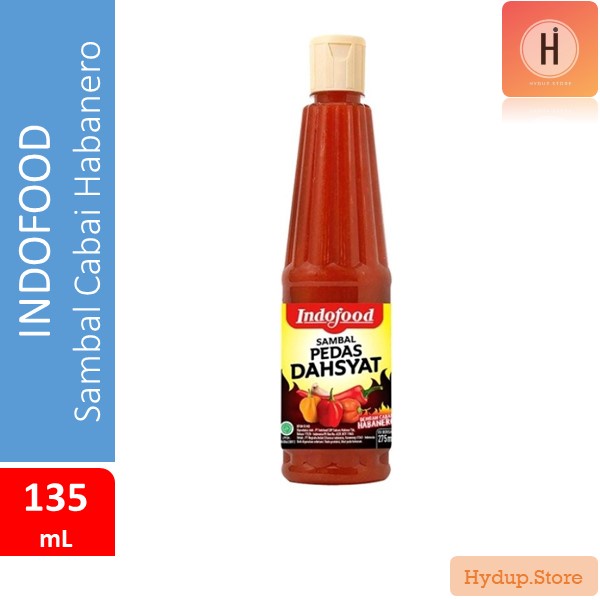 Indofood Sambal Pedas Dahsyat Cabai Habanero 135 mL