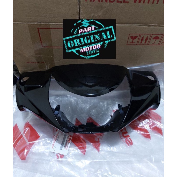 batok cover lampu depan hitam spin 125 New Ori SGP