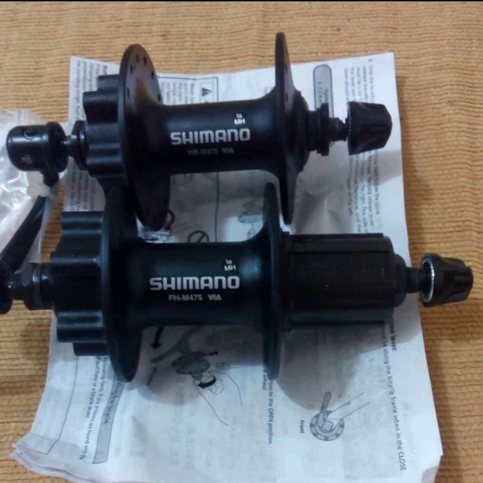hub freehub shimano fh-m475 36h VIA sepeda gunung mtb bmx