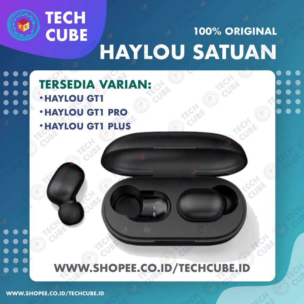 Satuan Haylou GT1 PRO PLUS XR Replacement Satuan Earphone Kiri dan Kanan Charging Case