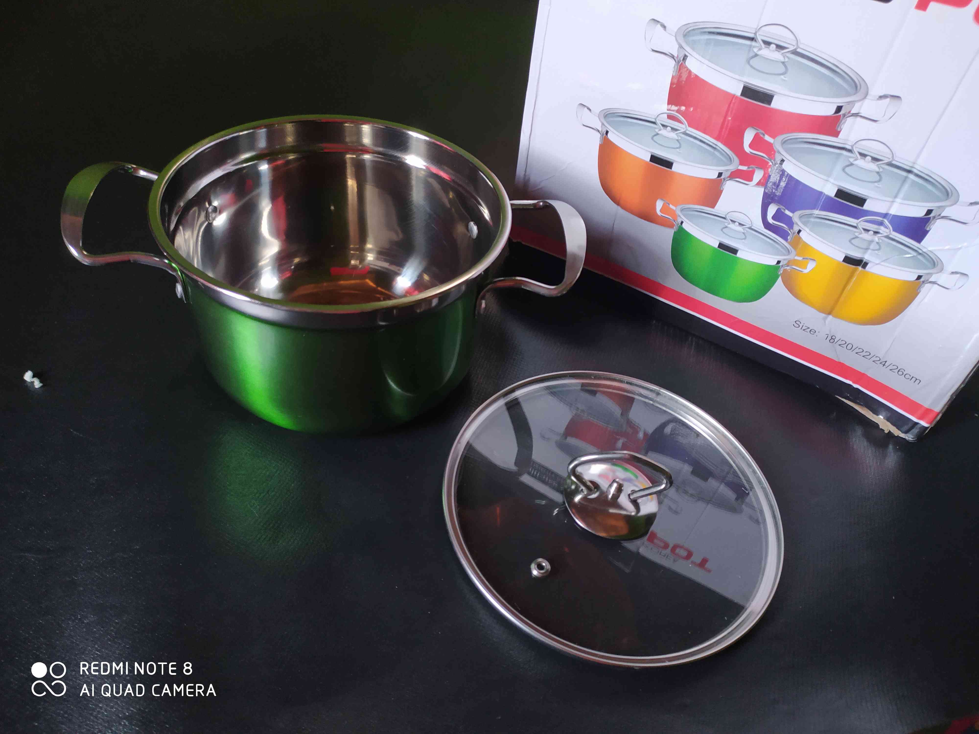 Panci Set Korea Pot Warna Cookware Multi Use Stainless Steel