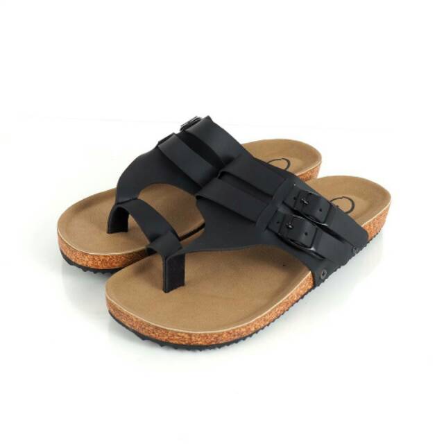 DISC 50% SANDAL KULIT GOODNESS HOLLY BLACK
