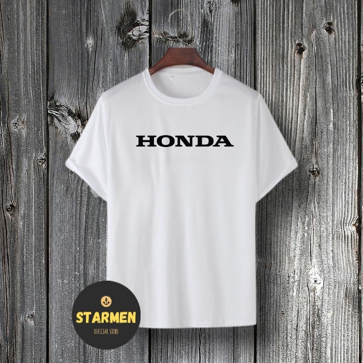 Kaos Distro Unisex HONDA Katun Combed 30s/ sablon polyflex/polyflex premium / Pakaian Pria Wanita Atasan Cowok Cewek /kaos kekinian/ kaos viral/ tshirt tumbrl tee basic/ Kaos kata kata / kaus / kaus oblong oversize kaos murah best seller ready