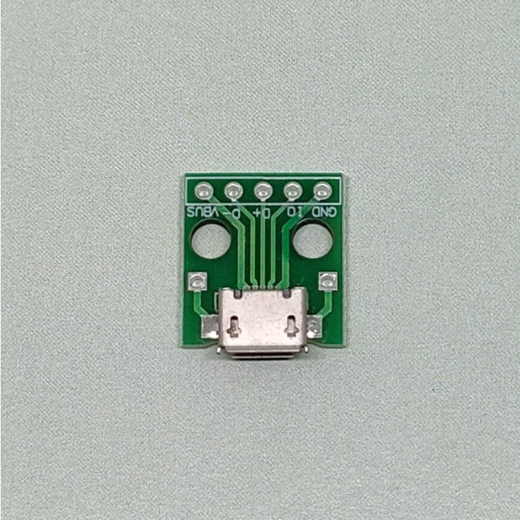 Converter USB Micro to DIP 2.54mm Adapter Socket Charger Dengan PCB