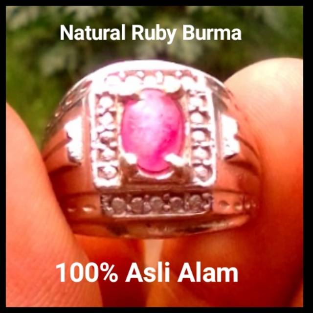 RUBY BURMA ORIGINAL GARANSI ASLI ALAM