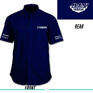 KEMEJA YAMAHA MAXI ( BIRU ) LENGAN PENDEK