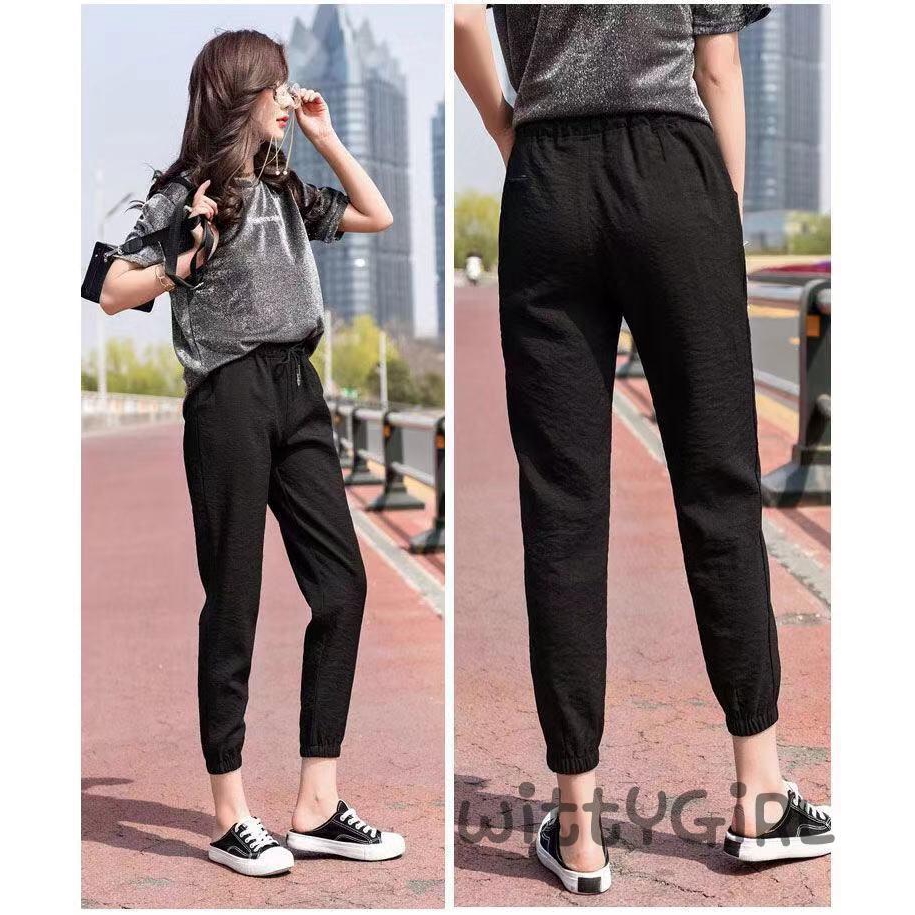 gym leggings with drawstring waist