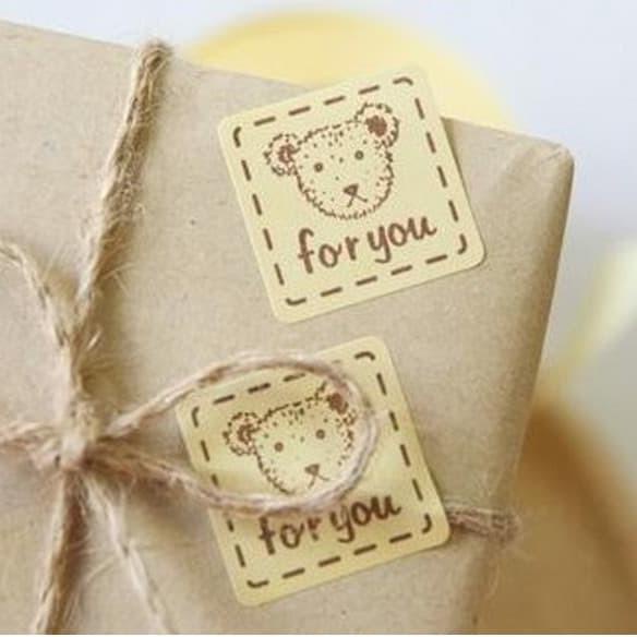 

sticker packing packaging vintage perekat stiker cake plastik box kue