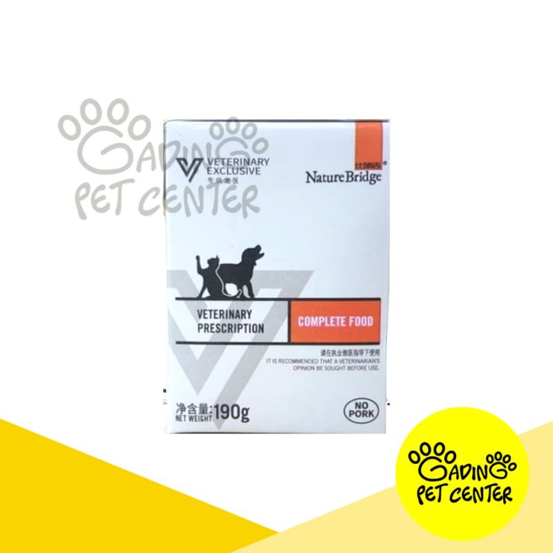 Nature bridge gastrointestinal Dog 190g