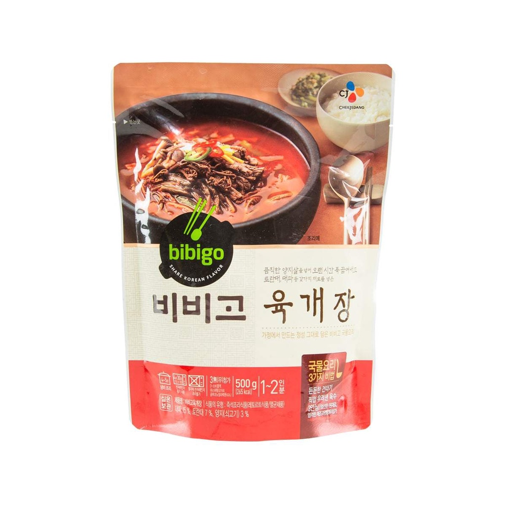 BIBIGO SPICY BEEF SOUP 500GR