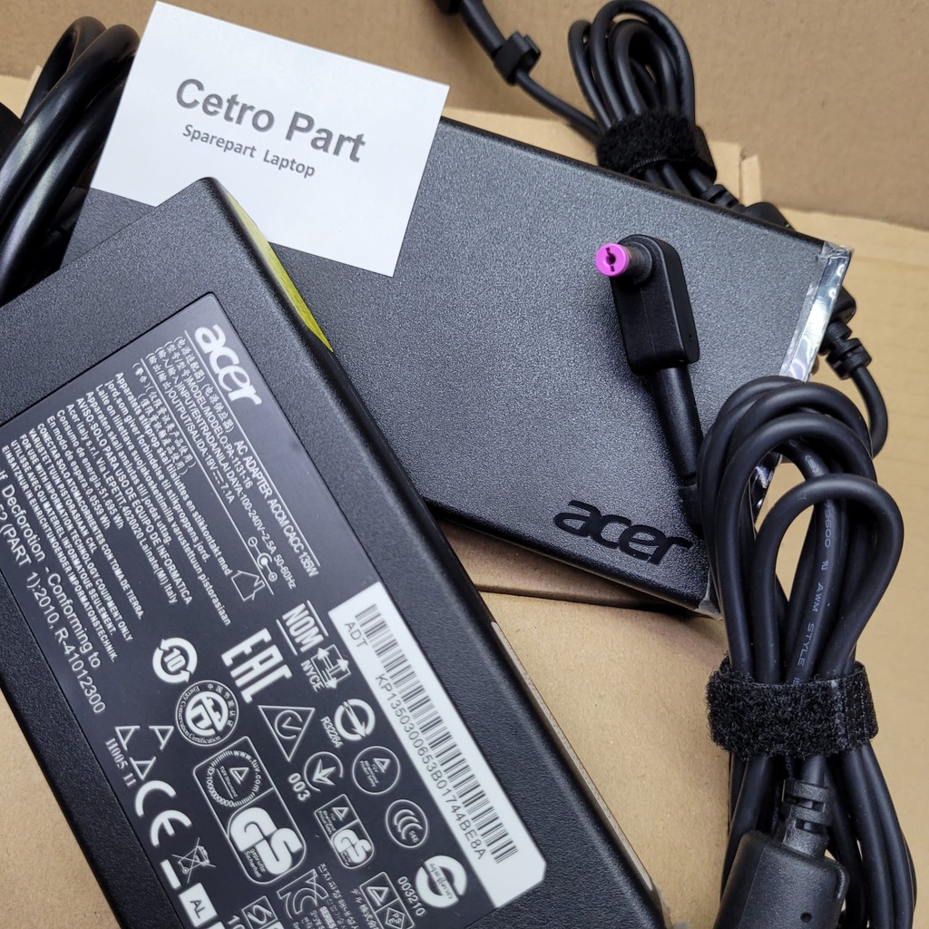 Adaptor Charger Laptop Acer 19V-7.1A Z5770, Z5771, Z5772 - NEW
