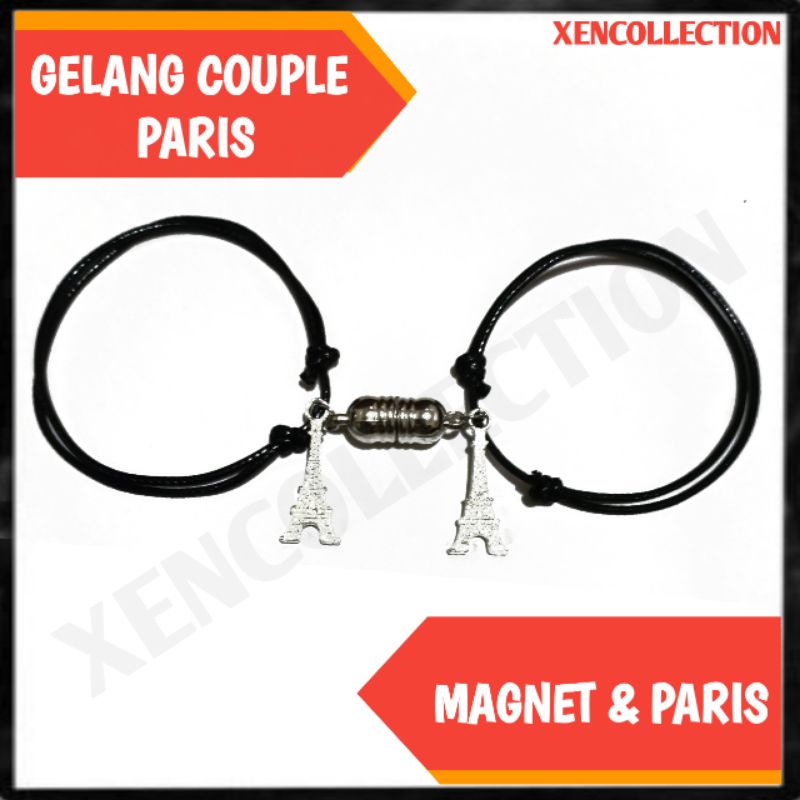 GELANG COUPLE PARIS DAN MAGNET / GELQNG COUPLE LIONTIN PARIS