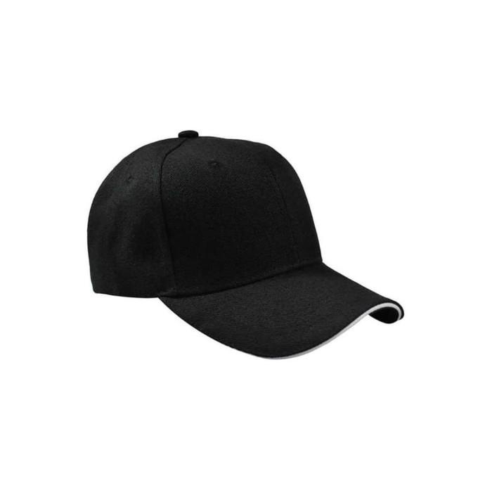 Hat Yo Hamlin Drsh Topi Baseball Polos Pria Wanita - Black