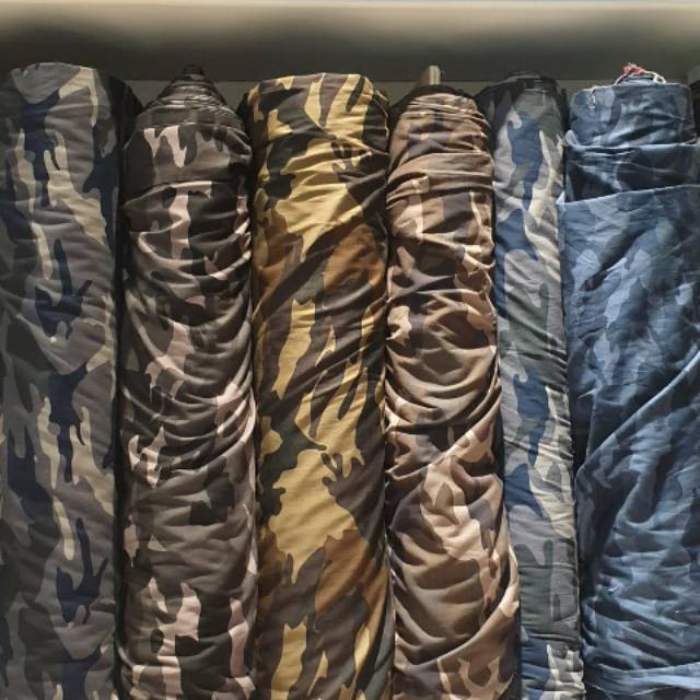 Kain Katun Motif Loreng ABRI ARMY TNI