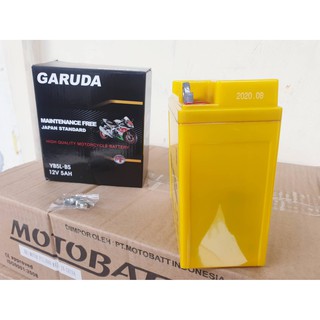 Aki Motor Yamaha Mio Smile Sporty Vega R Garuda YB5L BS Aki Motor Yamaha Mio Smile Sporty Vega R Garuda YB5L BS