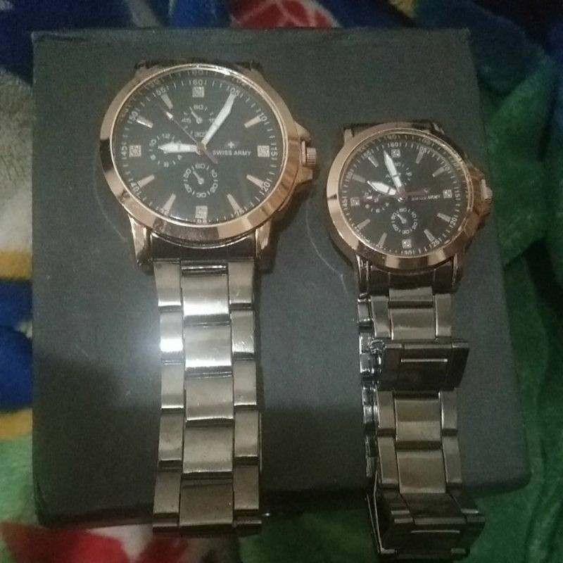 jam tangan couple swis army