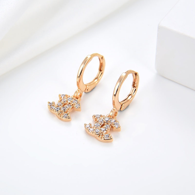 Anting Titanium Wanita Emas Muda Anti Karat Dewasa Tusuk Korea Asli Panjang Dan Luntur Korea Style Selamanya Dewasa 25