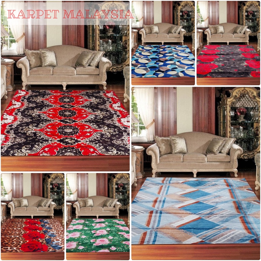 KARPET LANTAI JUMBO TEBAL PREMIUM MALAYSIA EMBOS UK 190X270