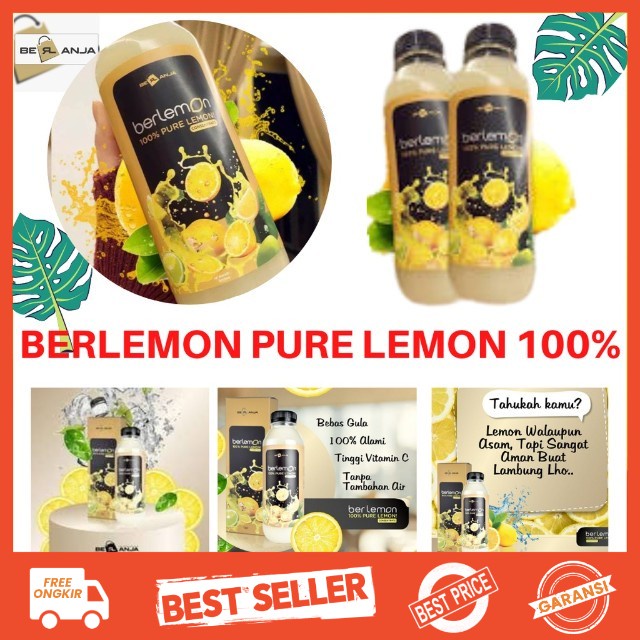 

BERLEMON SARI LEMON ASLI 100% by BERLANJA TERSEDIA 250ml dan 500ml