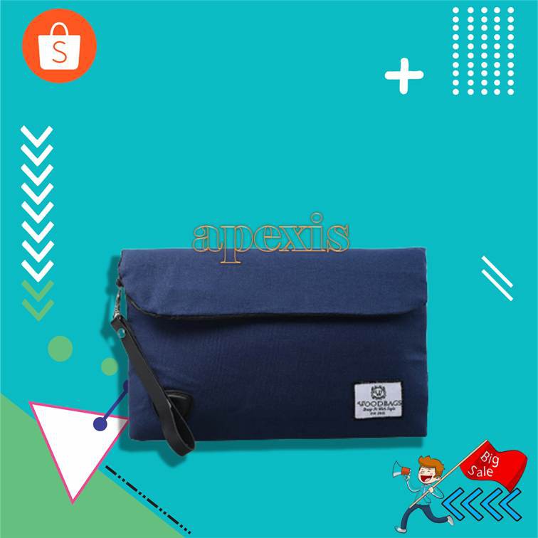 Tas Tangan Pria Handbag Jinjing Pegang Pestaa Kulit Clutch Cowok Hand Bag Bawa Travel Pou