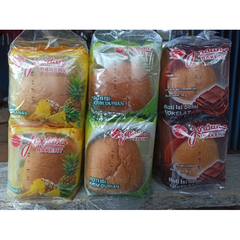 ROTI JORDAN BAKERY  NANAS, DURIAN, COKELAT-1