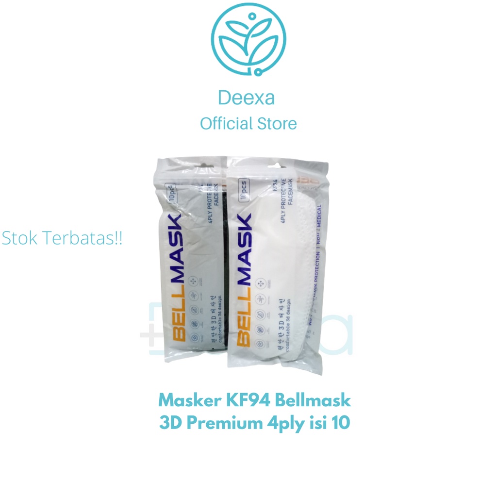 Masker KF94 Bellmask Premium 4ply isi 10
