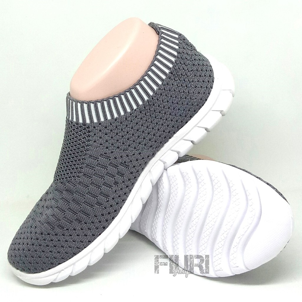 ARDILES Original - Mickelson MYTHA 33-40 Grey - Sepatu Olahraga Wanita - Sepatu Sneakers Knit Rajut Wanita