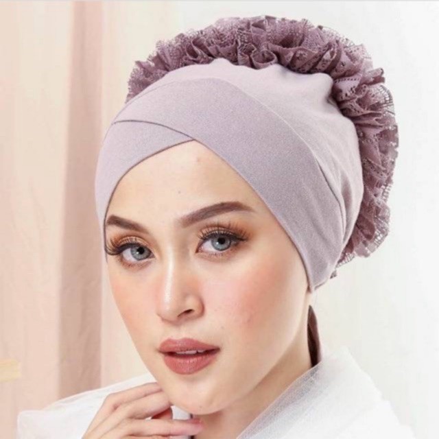 CIPUT  TURKI SILANG CEPOL RENDA DALAMAN JILBAB ( CIPUT MARWAH)