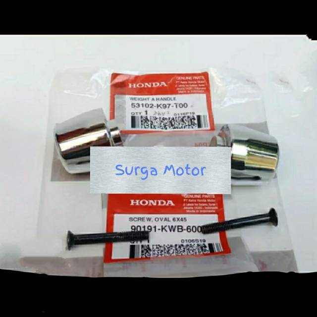 bandul setir stir jalu stang PCX 150 sepasang dan baut mur kanan kiri PCX150     . 53102-K97-T00 901