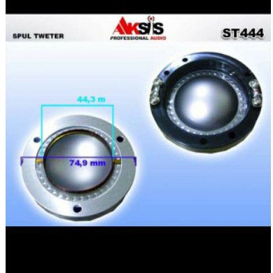 spul tweter st 444 mm inchi 8 ohm stx bisa  rcf ashley huper yamaha twetter twitter twiter tweter