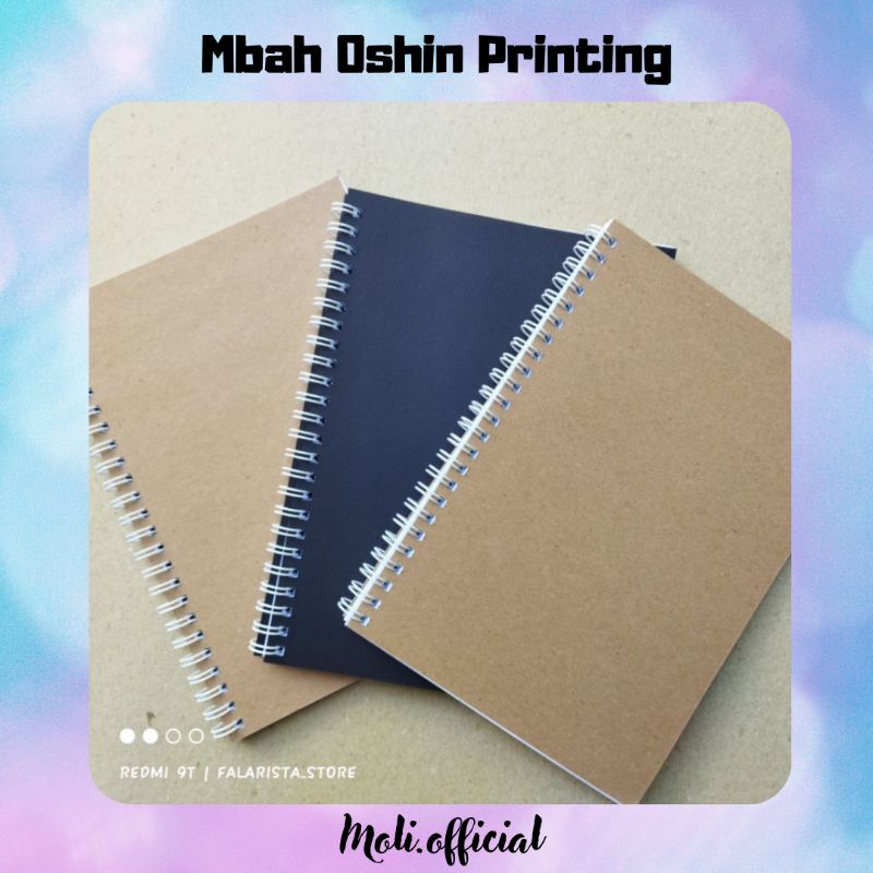 

Notebook Spiral A5 Cover Polos Free Pulpen Cantik by Motivasi Nulis Id