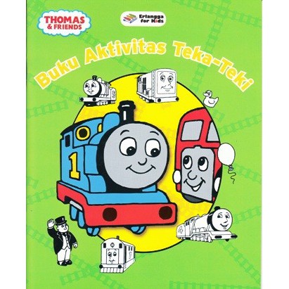Buku Aktivitas Teka-Teki Thomas and friends - buku anak kereta Thomas