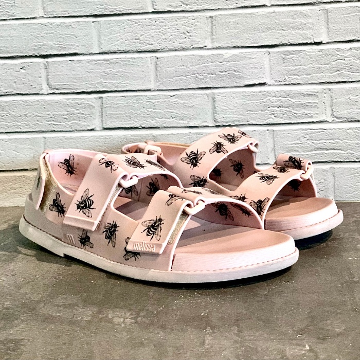 Melissa Papete Pretty Honey Bee ( Preloved ) sz US 7 / sepatu sandal perempuan