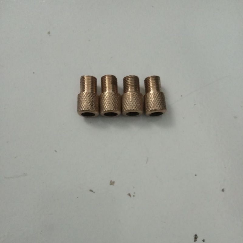 Termurah Adaptor Dop Cop Pompa Pentil Presta Ban Sepeda Balap Fixie Mtb Road Bike Kuningan Sambungan