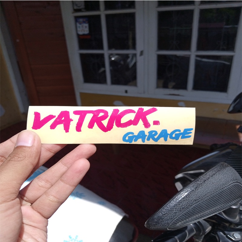 Stiker Vatrick garage
