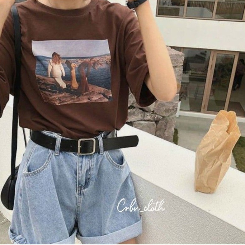 Aesthetic Brown T-shirt