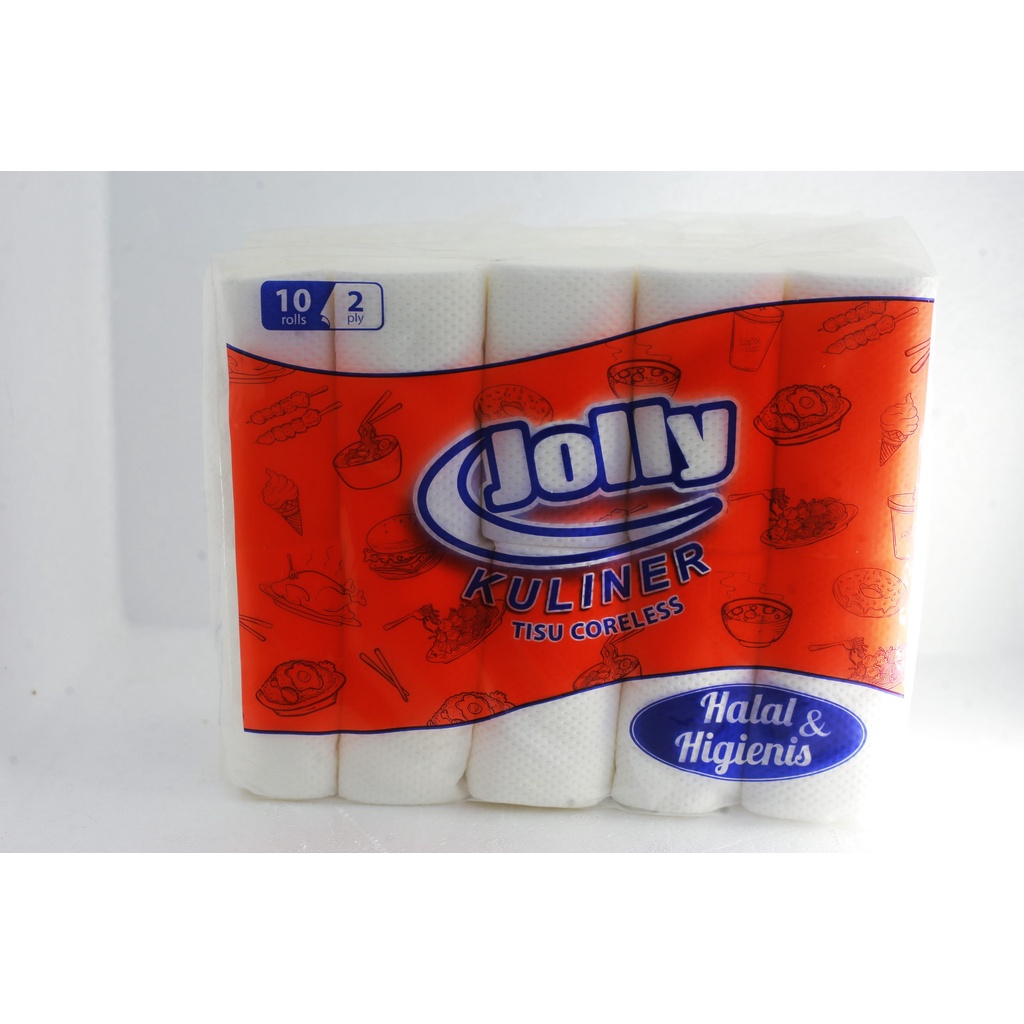 TISU JOLLY KULINER CORELESS 2 PLY 30 GR (10 ROLL)