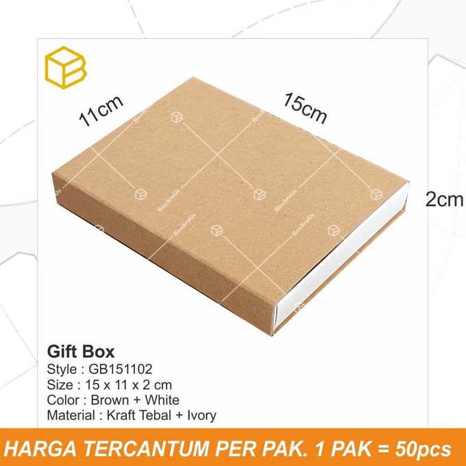 

Ready Oke] Box Dus Dompet Kemasan Polos Gift Souvenir - Gb151102