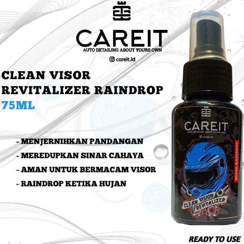 CAREIT - Helmet Care | Visor Care | Shell Sealent | Daun Talas Effect