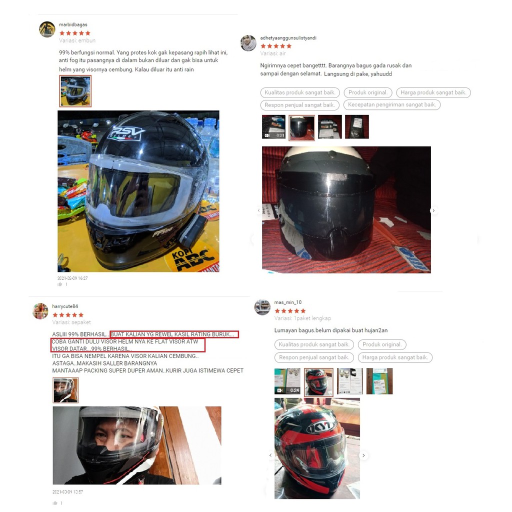 STIKER HELM ANTI AIR HUJAN ANTI EMBUN KABUT stiker spion Clear Anti Fog Patch Film Helmet Fog