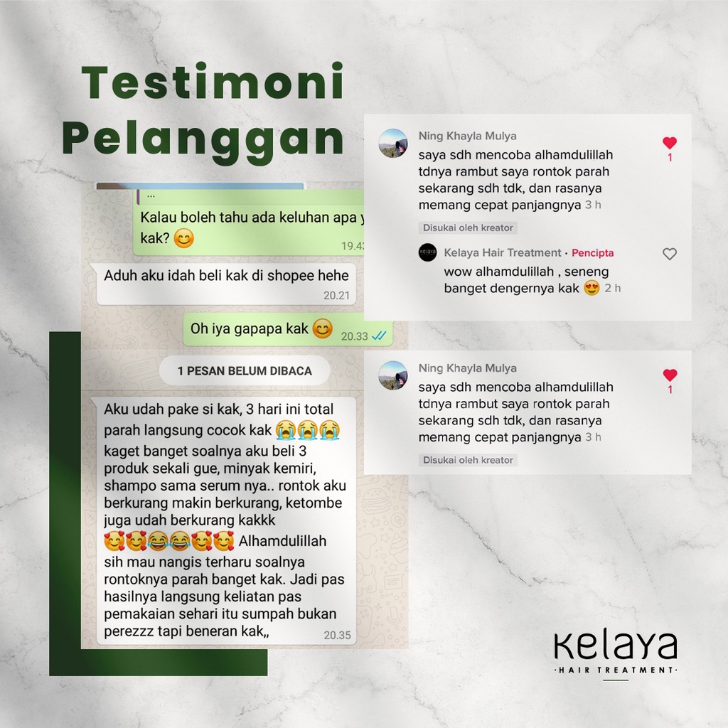 Kelaya Hair Serum Hair Treatment