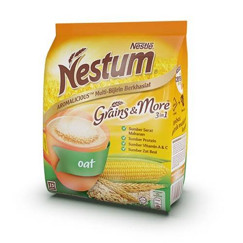 

Nestle Nestum Grains & More Oat 3in1 Bijirin 15 x 30 Gram