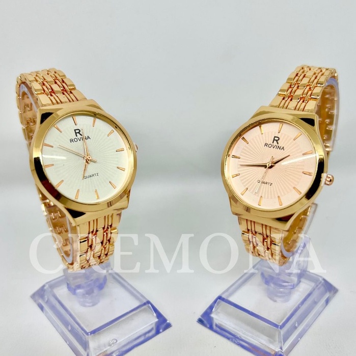 Jam Tangan Wanita Bulat Rantai Fashion Import Murah Mewah