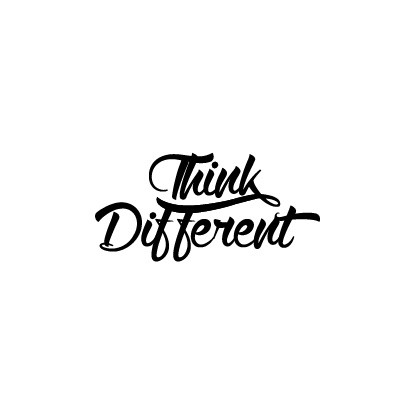 

POTATOO THINK DIFFERENT Temporary Tatto Sticker