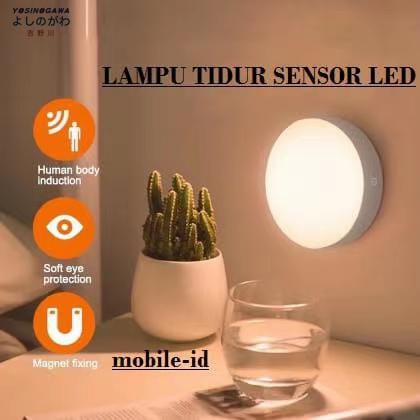 LAMPU TIDUR SENSOR GERAK LED / LAMPU LEMARI/ LAMPU EMERGENCY-yosinogawa