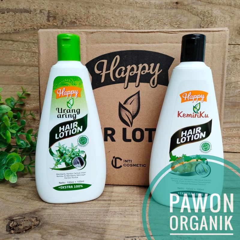 Happy KemiriKu HAIR LOTION Kemiri dan Urang Aring 200ml